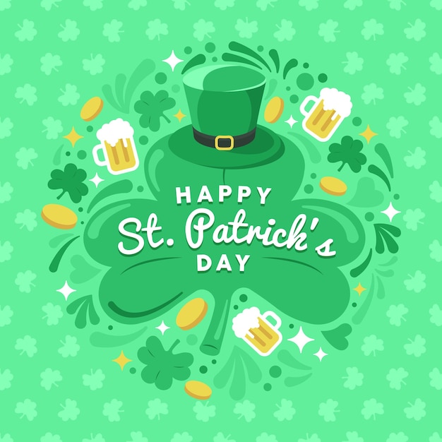 Vector happy st. patrick's day greetings