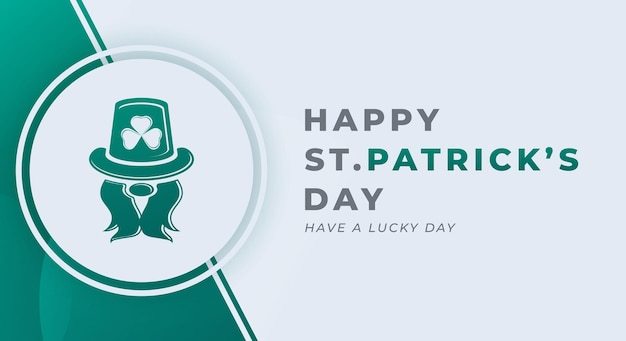 Happy St Patrick's Day March Vector Design Illustratie voor achtergrond Poster Banner Advertising