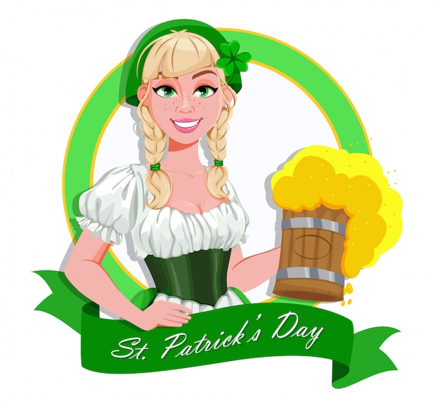 Vector happy st patricks day greeting