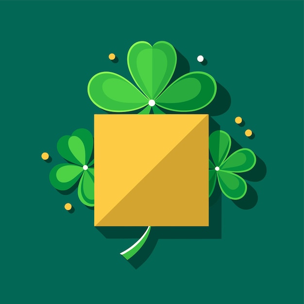 Vector happy st patricks day hand drawn mascot cartoon character sticker icon concept isolated illustration