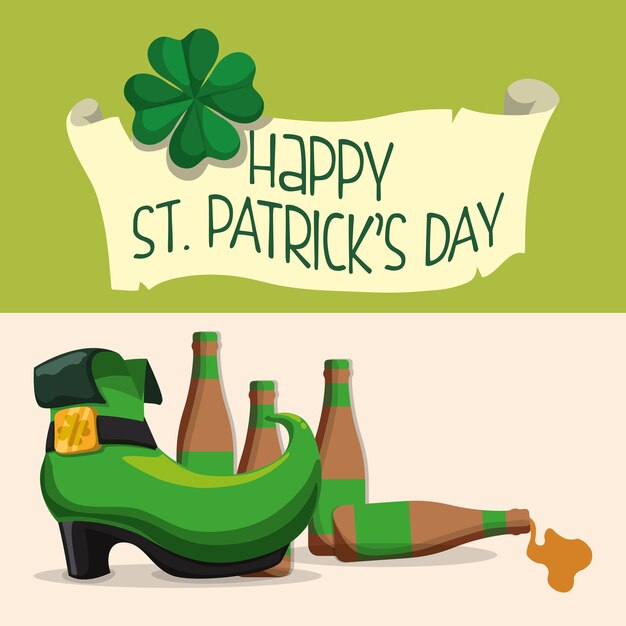 happy st patricks day poster