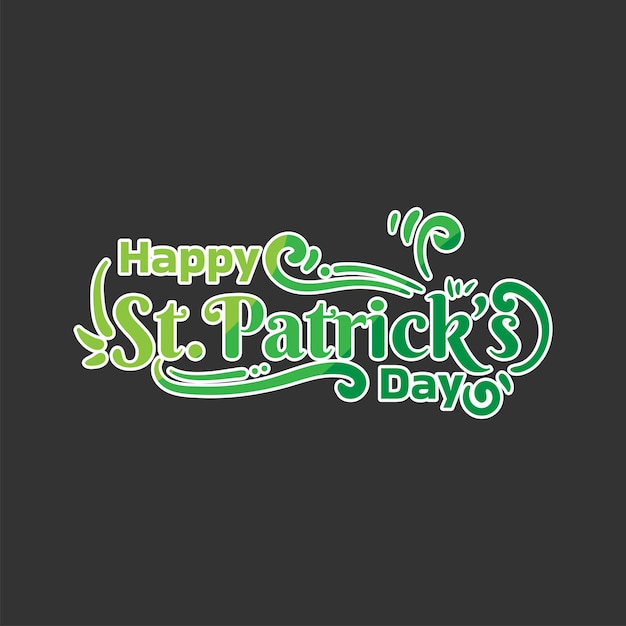 Vector happy st patricks day