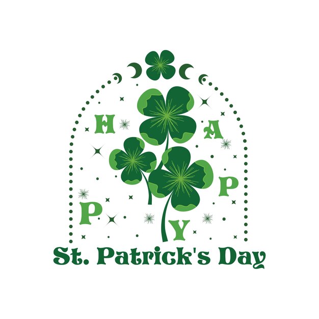 Tipografia di happy st. patricks