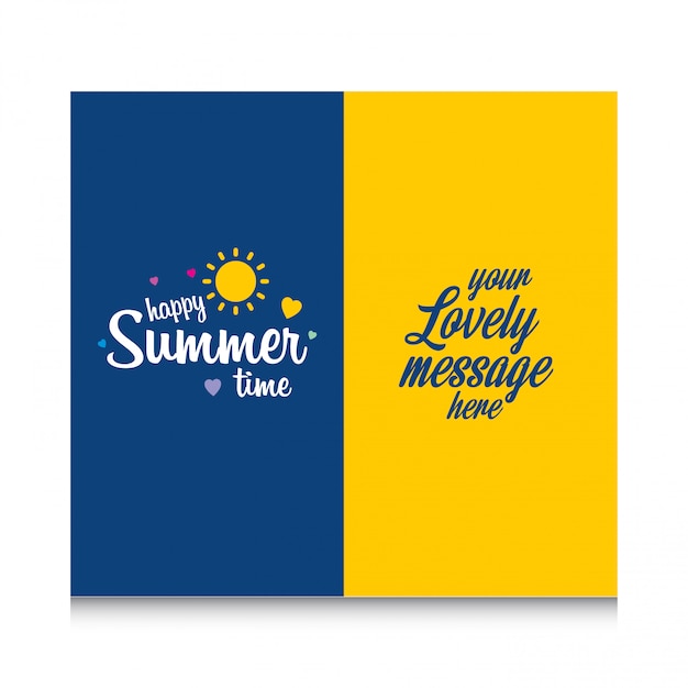 Happy summer card