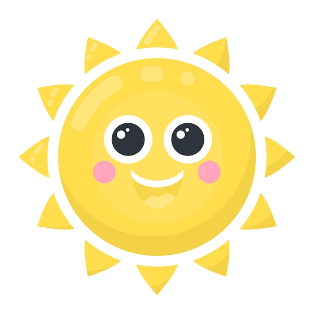 Happy Sun Emoji