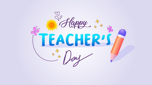 happy teachers day background template design for beloved and loving teachers.
thanks my teacher