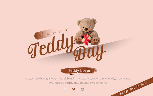 Happy teddy day