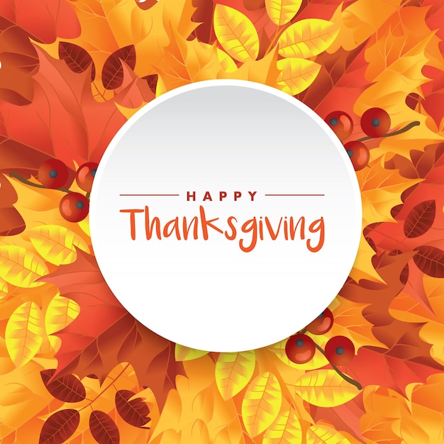 Happy Thanksgiving Background theme