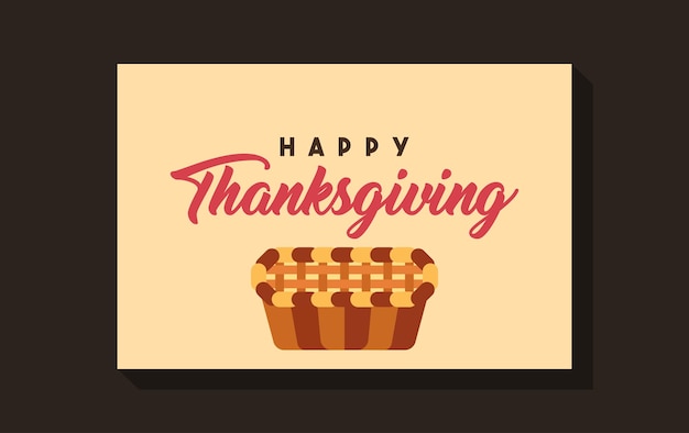 Happy thanksgiving day achtergrond illustratie vector