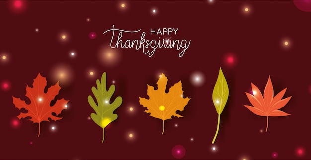 Happy thanksgiving day , autumn season holiday greeting and traditional   illustration