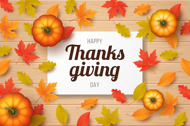 Happy Thanksgiving Day background vector