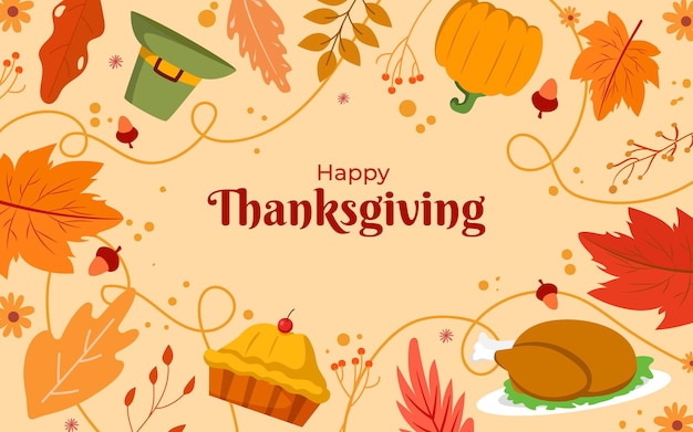 happy thanksgiving day background