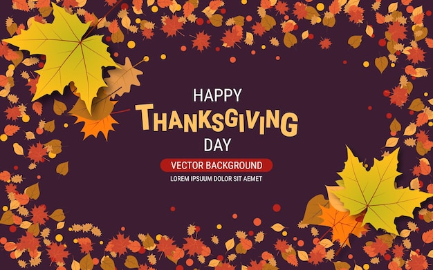 Happy Thanksgiving Day cartoon stijl vectorillustratie