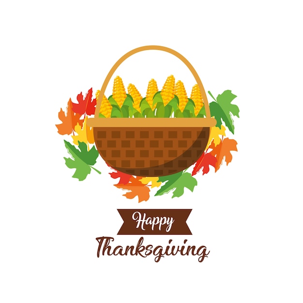 Happy thanksgiving day design