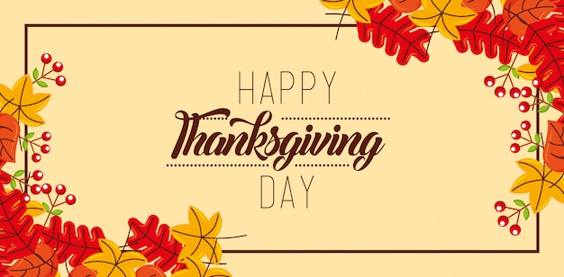 Happy thanksgiving day design