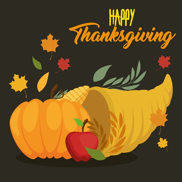 Premium Vector Happy thanksgiving day greeting card