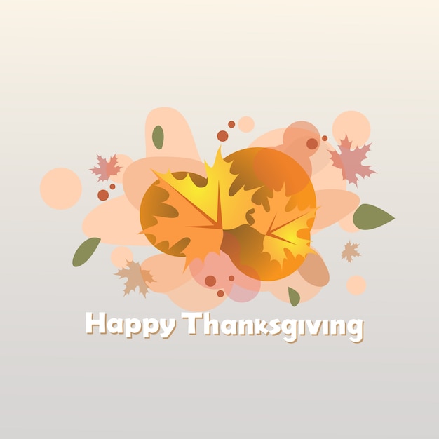 Happy thanksgiving day herfst traditionele vakantie banner