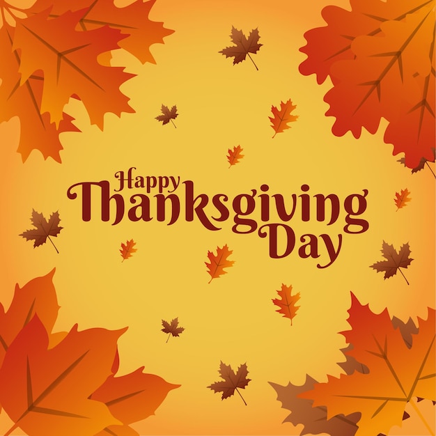 Vector happy thanksgiving day illustratie