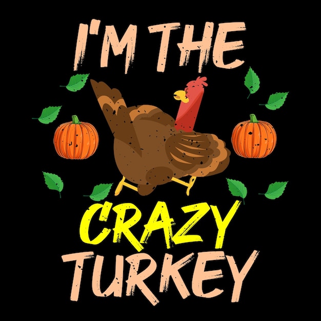 Happy thanksgiving day t-shirt design