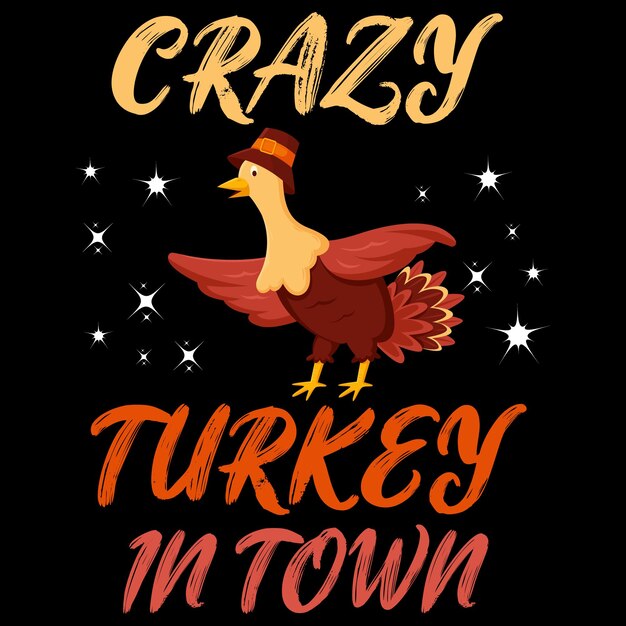 Happy thanksgiving day t-shirt design