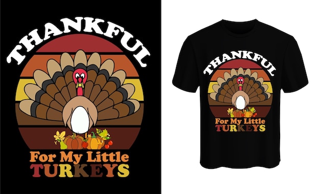 Happy Thanksgiving Day Tshirt design vector template