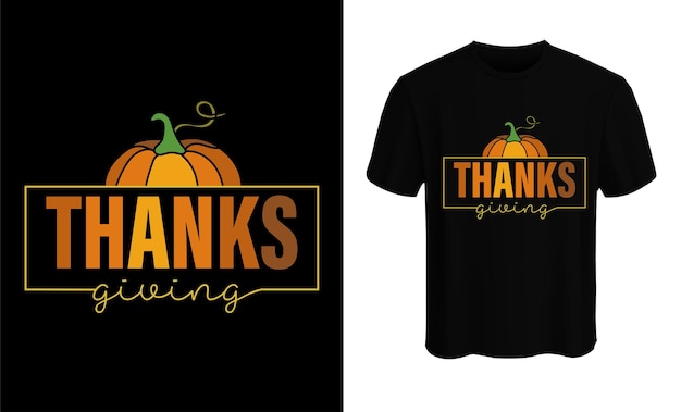 Happy Thanksgiving Day Tshirt design vector template