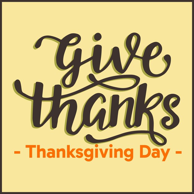 Vector happy thanksgiving day vector design