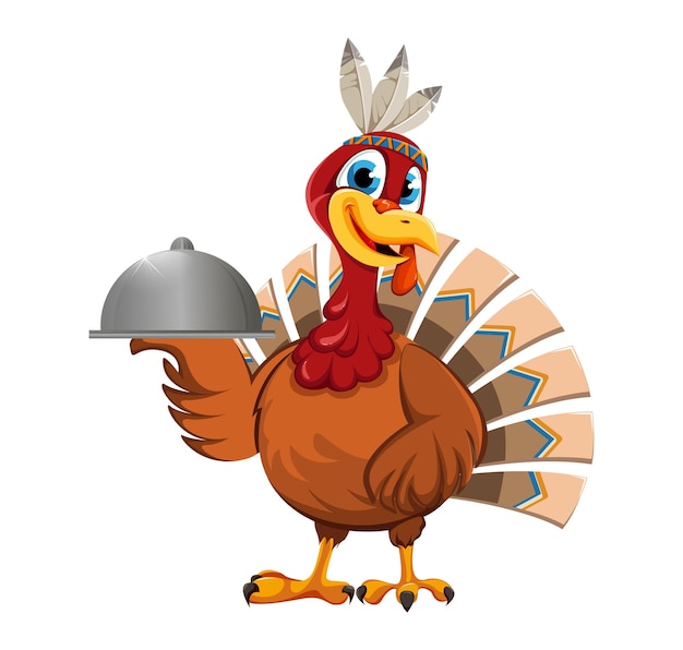 Happy Thanksgiving Grappige Thanksgiving Turkije vogel
