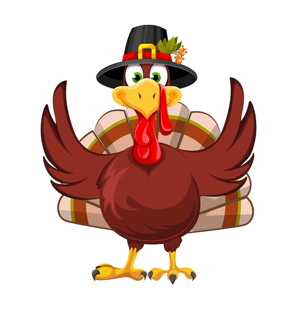 Happy thanksgiving grappige thanksgiving turkije vogel