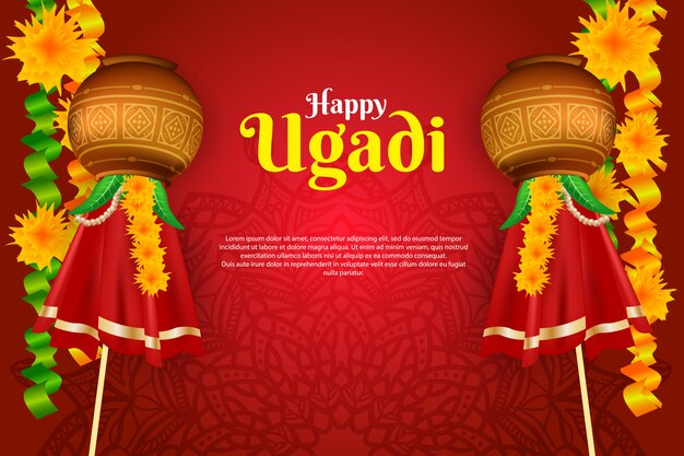 Happy Ugadi Background