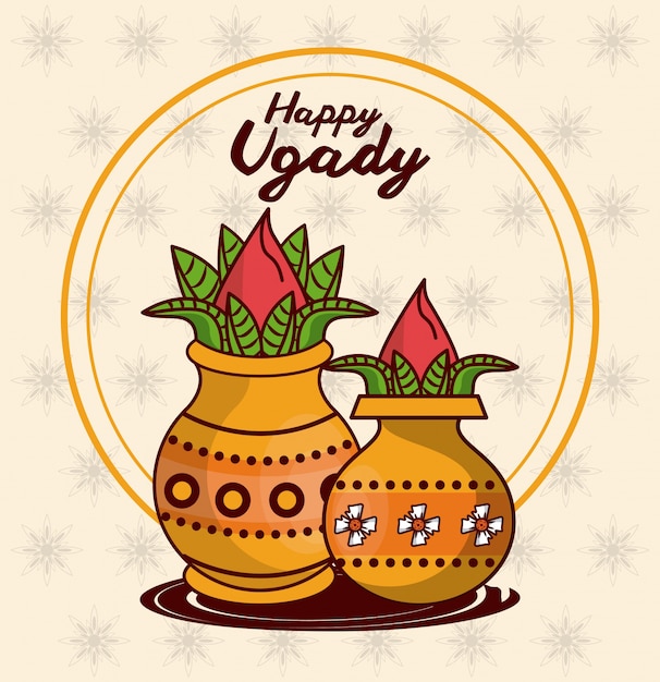 Design felice ugadi