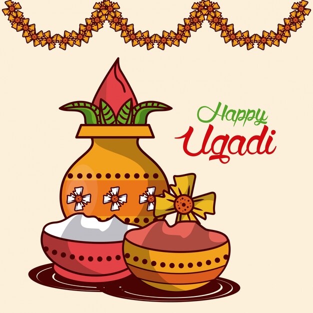 Design felice ugadi