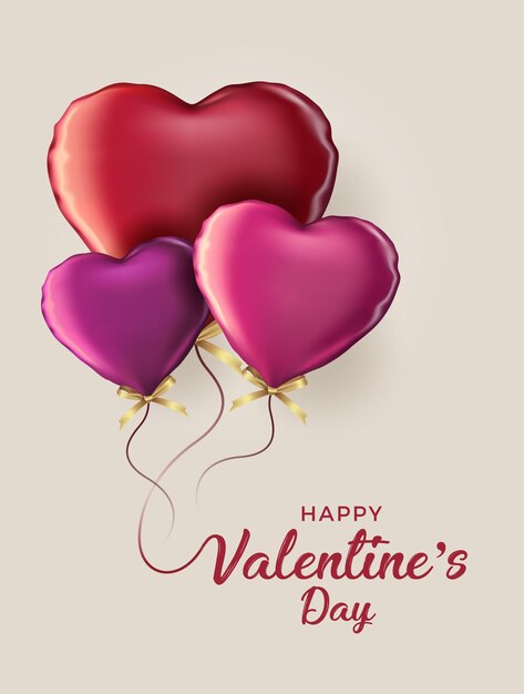 Happy Valentijnsdag vector achtergrond