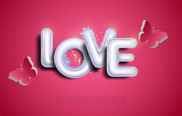 Vector happy valentine 14 february backgroud illustration.