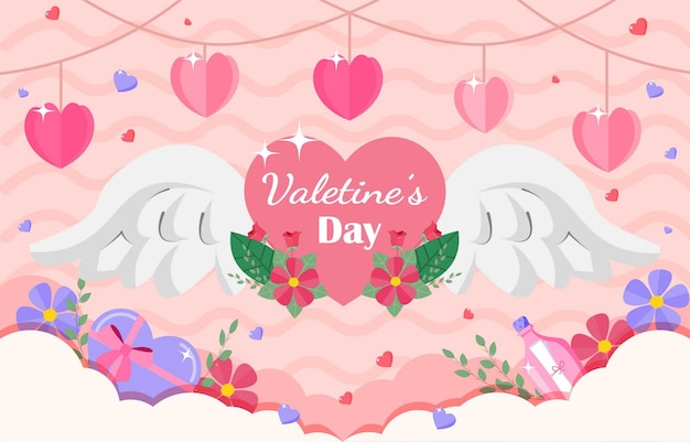 Happy valentine day background