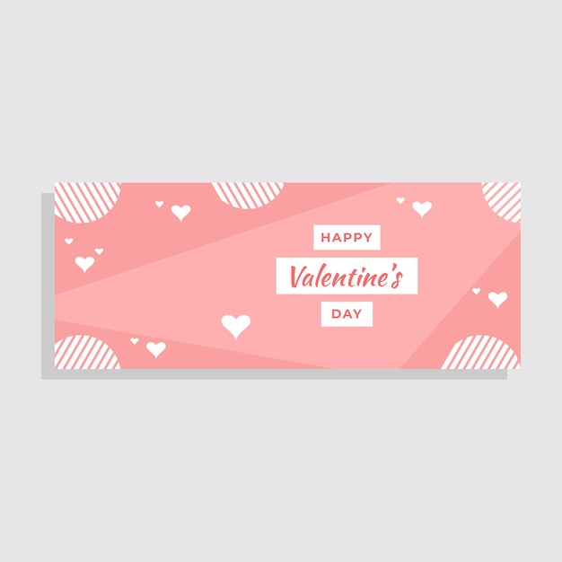 Happy Valentine Day banner design