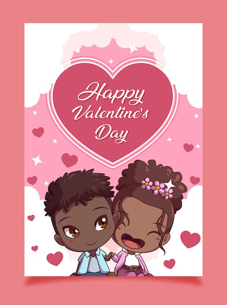 Happy valentine day couple love