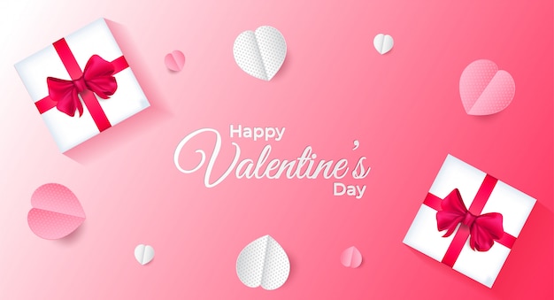 Cartolina d'auguri di felice giorno di san valentino