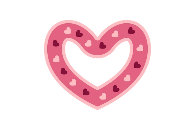 Vector happy valentine day sticker design