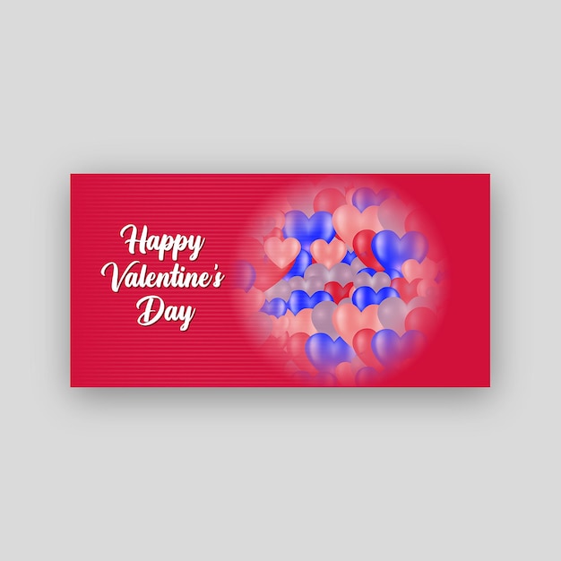 Happy valentine greeting card