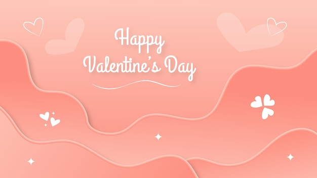 Vector happy valentine's day background