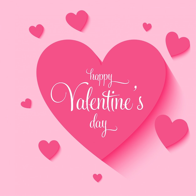 Vector happy valentine's day background