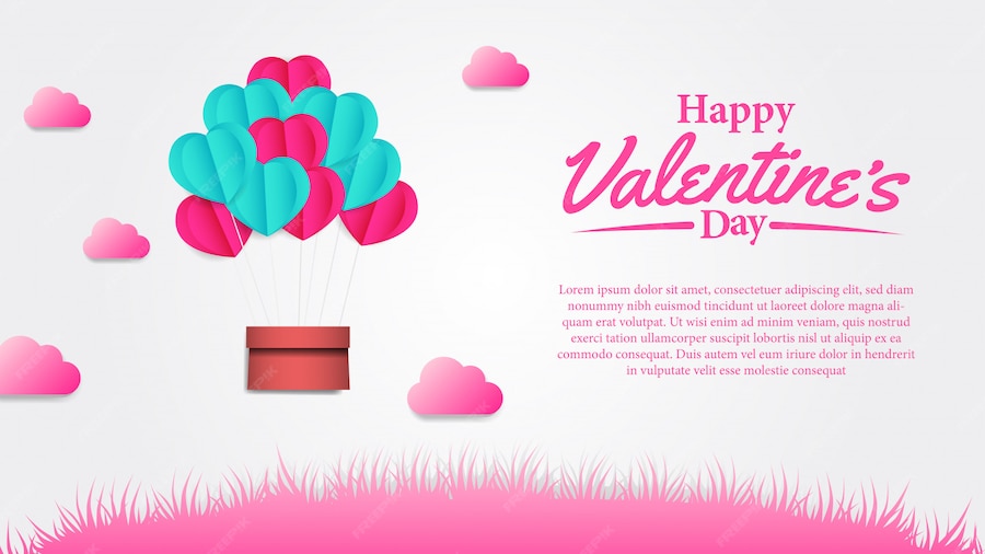 premium-vector-happy-valentine-s-day-banner-template