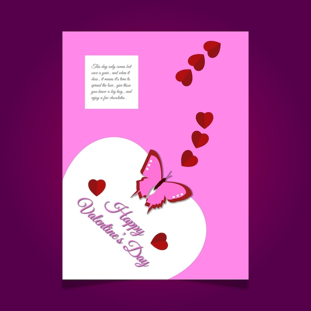 happy valentine's day design tamplate