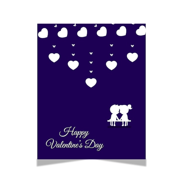 happy valentine's day design tamplate