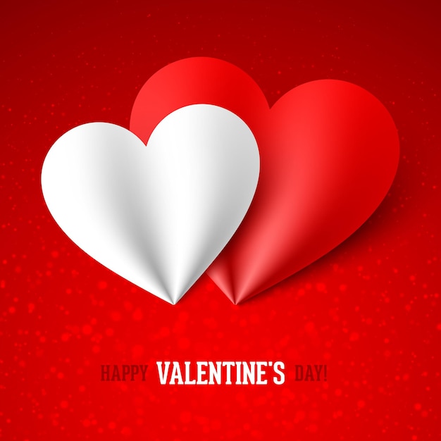 Happy Valentine's Day greeting card design element