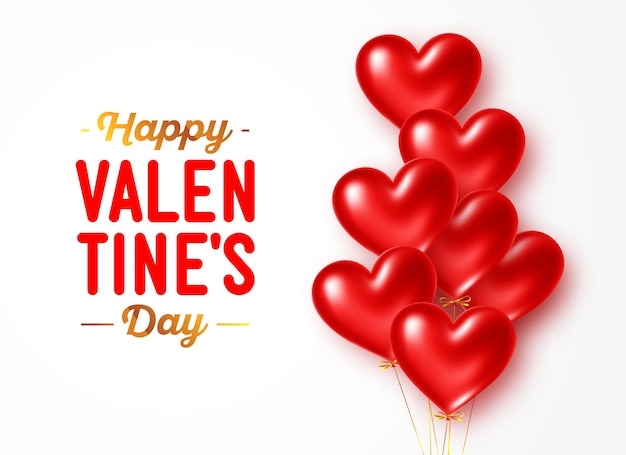 Happy valentine's day holiday greeting banner