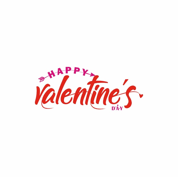 Happy Valentine's Day lijn logo