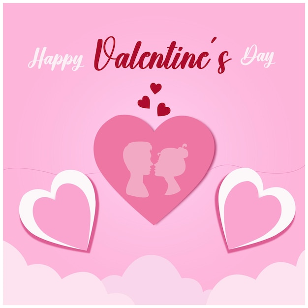 Happy valentine's day post design