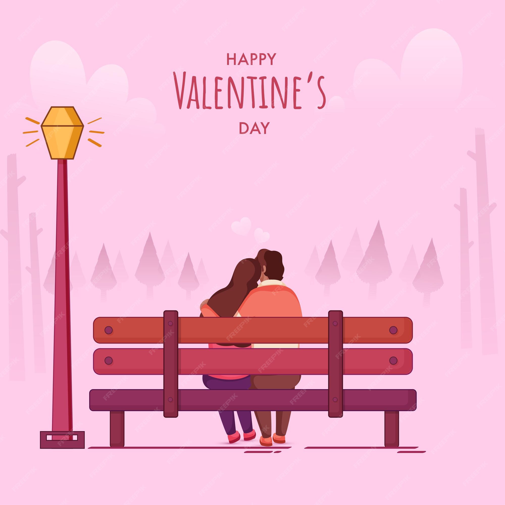 Happy valentines love story concept of a romantic couple against chalk drawings background, Stock Photo, Picture And Low Budget Royalty Free Image. Pic. ESY-025457284